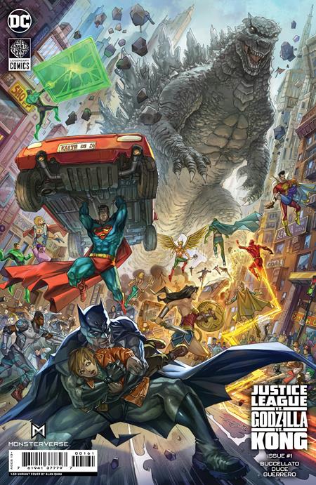 Justice League Vs Godzilla Vs Kong #1 (Of 6) I 1:50 Alan Quah Card Stock Variant (10/17/2023) Dc