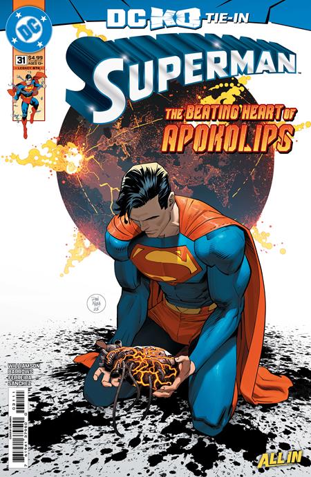 Superman #31 2nd Print Dan Mora Variant Dc K.O. (02/04/2026) Dc