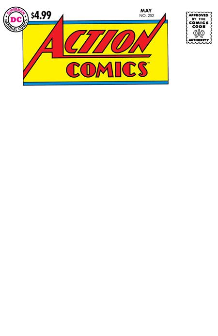 Superman Action Comics #252 Facsimile Edition C Blank Variant (10/22/2025) Dc