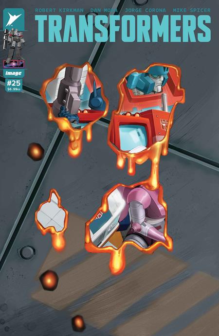 Transformers #25 K Eric Canete Foil Die Cut Variant (10/08/2025) Image - Golden Apple Comics