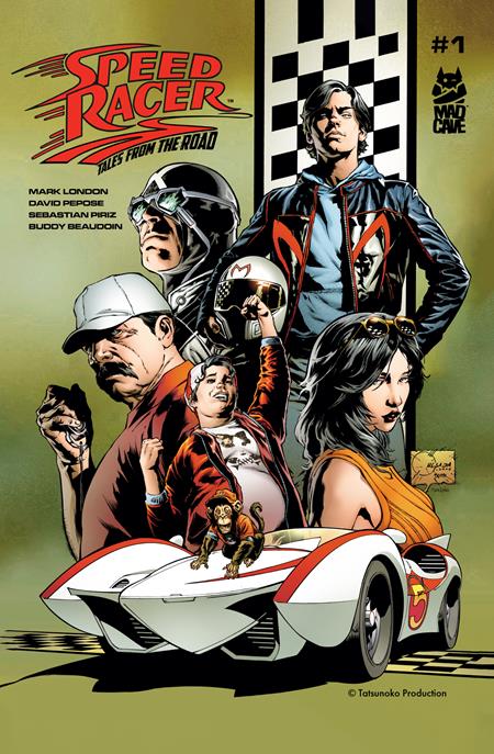 Speed Racer Tales From The Road #1 (Of 8) D 1:10 Joe Quesada Unlock Variant (10/22/2025) Mad Cave - Golden Apple Comics