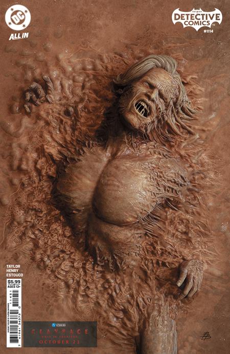 Batman Detective Comics #1114 E Bjorn Barends Clayface Movie Variant (Batman Bad Seeds) (10/21/2026) Dc