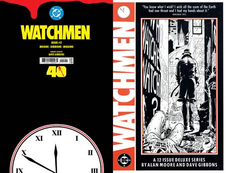 Watchmen #2 (Of 12) Facsimile Edition C Dave Gibbons Foil Variant (10/28/2026) Dc