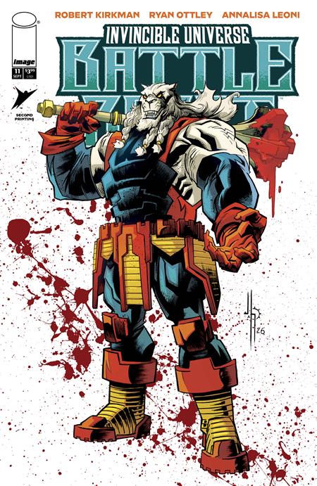 Invincible Universe Battle Beast #11 2nd Print Jason Howard Variant (09/30/2026) Image
