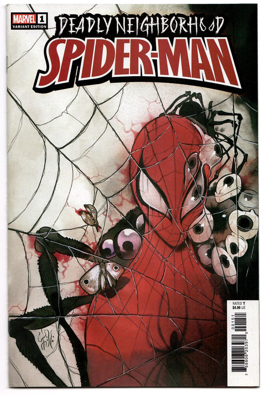 Deadly Neighborhood Spider-Man #1 1:25 Peach Momoko Variant (10/19/2022) Marvel