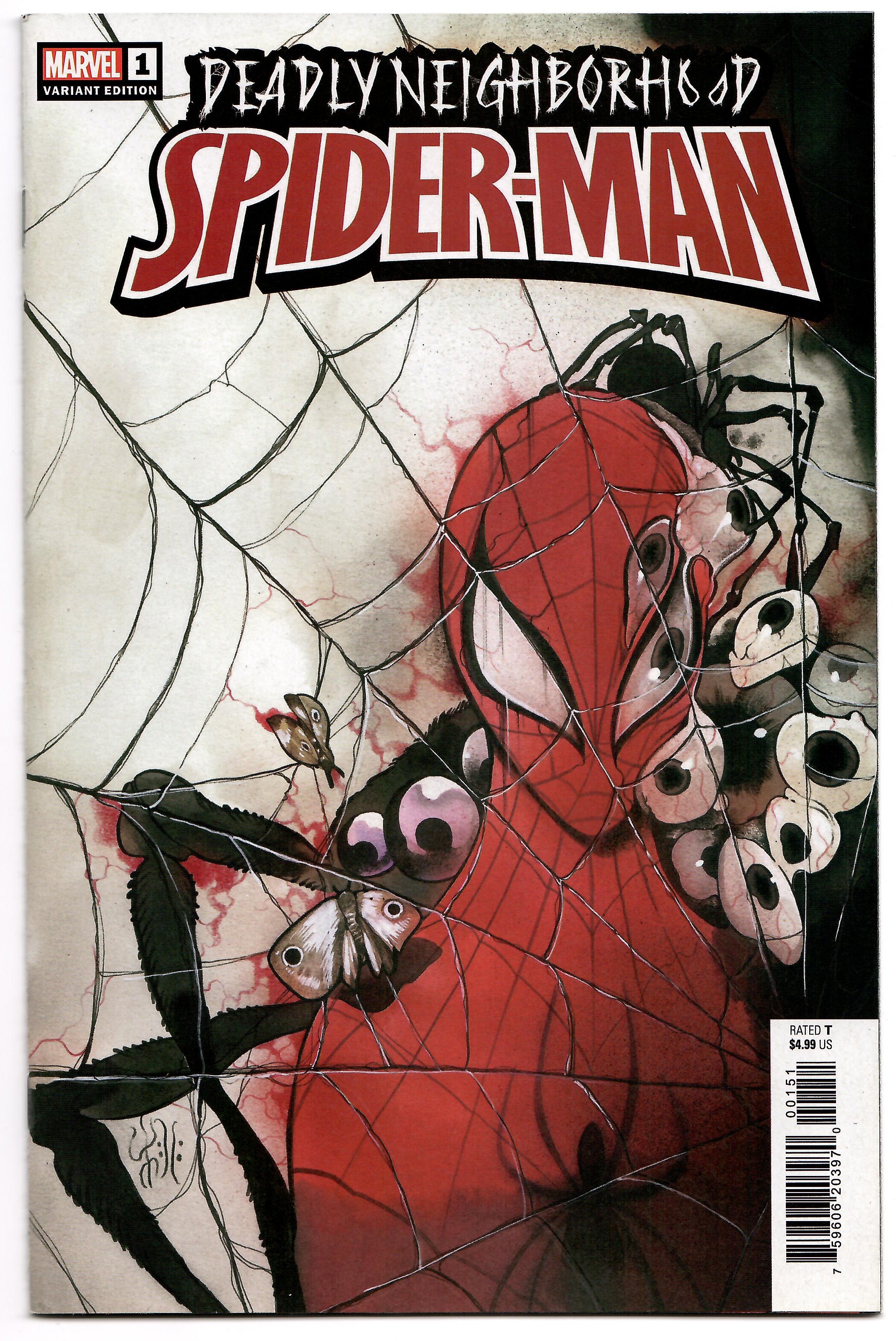Deadly Neighborhood Spider-Man #1 1:25 Peach Momoko Variant (10/19