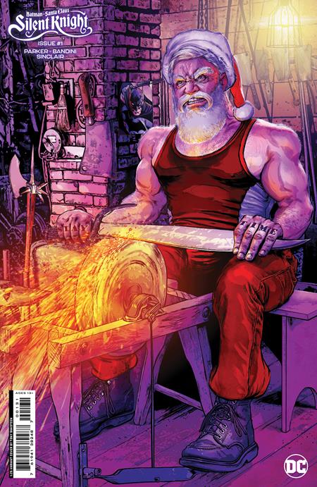 Batman Santa Claus Silent Knight #1 (Of 4) E 1:25 Tony Shasteen Card Stock Variant (12/05/2023) Dc