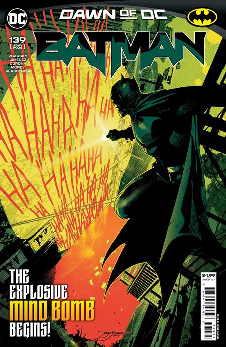 Batman #139 A Jorge Jimenez Chip Zdarsky (11/07/2023) Dc