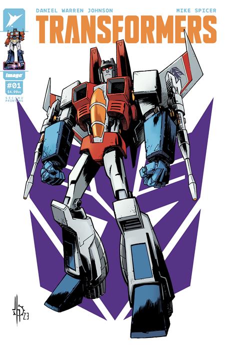 Transformers #1 2nd Print B Jason Howard Variant (11/01/2023) Image