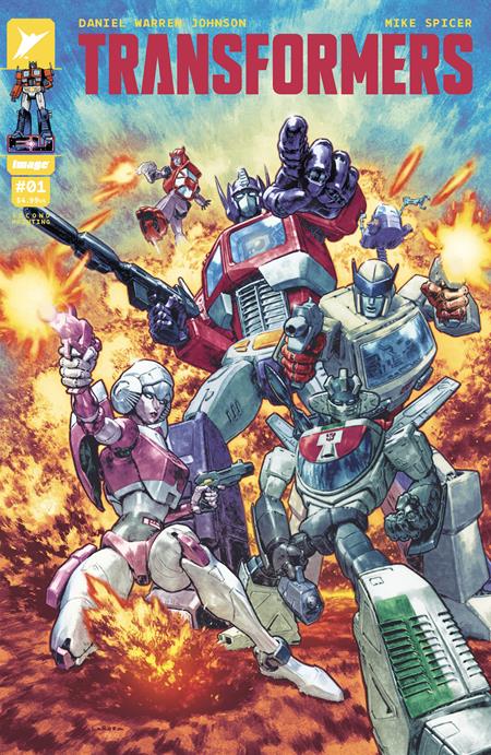 Transformers #1 2nd Print C Lewis Larosa Variant (11/01/2023) Image
