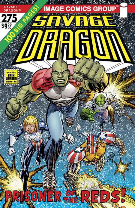 Savage Dragon #275 B Erik Larsen 70S Trade Dress Variant (11/27/2024) Image