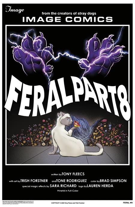 Feral #8 B Tony Fleecs & Trish Forstner Homage Variant (11/27/2024) Image