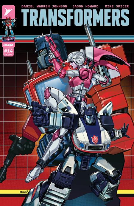 Transformers #14 E 1:50 Derrick Chew Variant (11/13/2024) Image