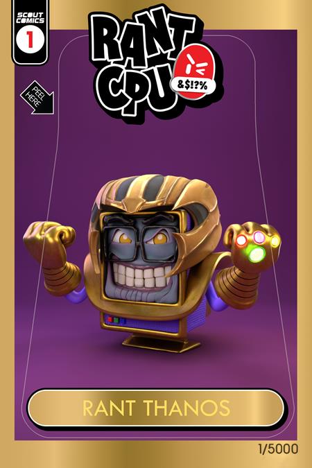 Rant Cpu #1 (One Shot) D Mk Perker Ranthanos Garbage Pail Kids Homage Variant (11/20/2024) Scout