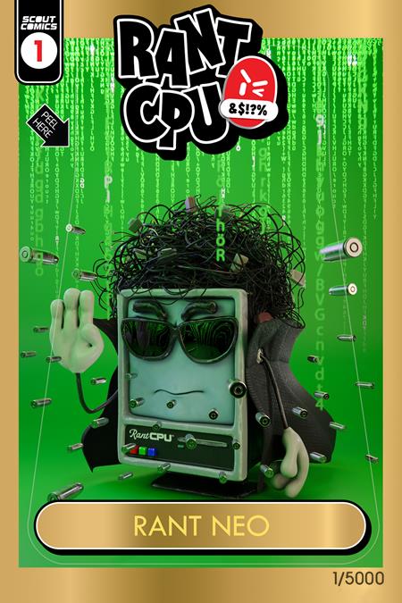 Rant Cpu #1 (One Shot) E Mk Perker Rant Neo Garbage Pail Kids Homage Variant Cover (11/20/2024) Scout