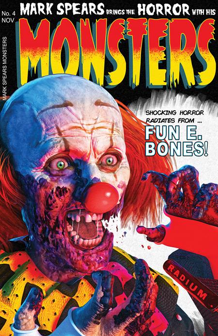 Mark Spears Monsters #4 2nd Printing C 1:25 Black Cat #50 Homage Clown Variant (11/19/2025) Keenspot