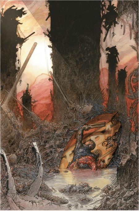 Planet Death #2 (Of 4) 2nd Print 1:20 Michael Kaluta Variant (12/02/2025) Bad Idea