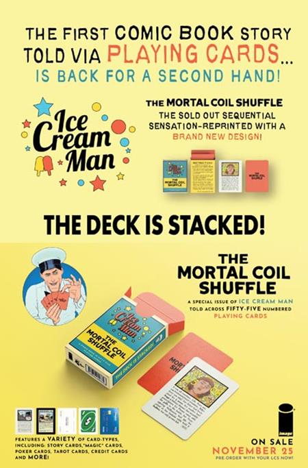 Ice Cream Man The Mortal Coil Shuffle Card (New Edition) (11/25/2026) Image