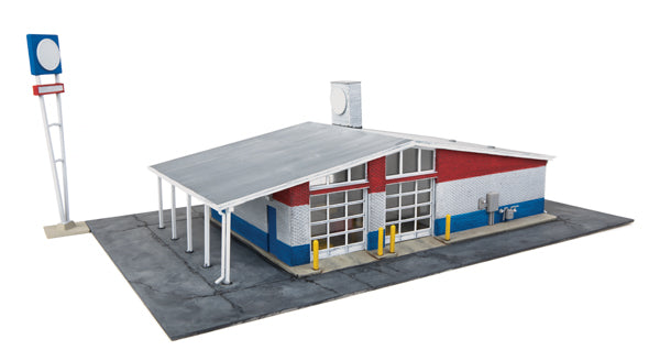Walthers Cornerstone 933-3543 HO Scale Drive-in Oil Change -- Kit