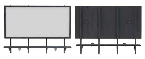 Walthers SceneMaster 949-4253 HO Scale Wall-Mounted Billboard pkg(3) -- Kit
