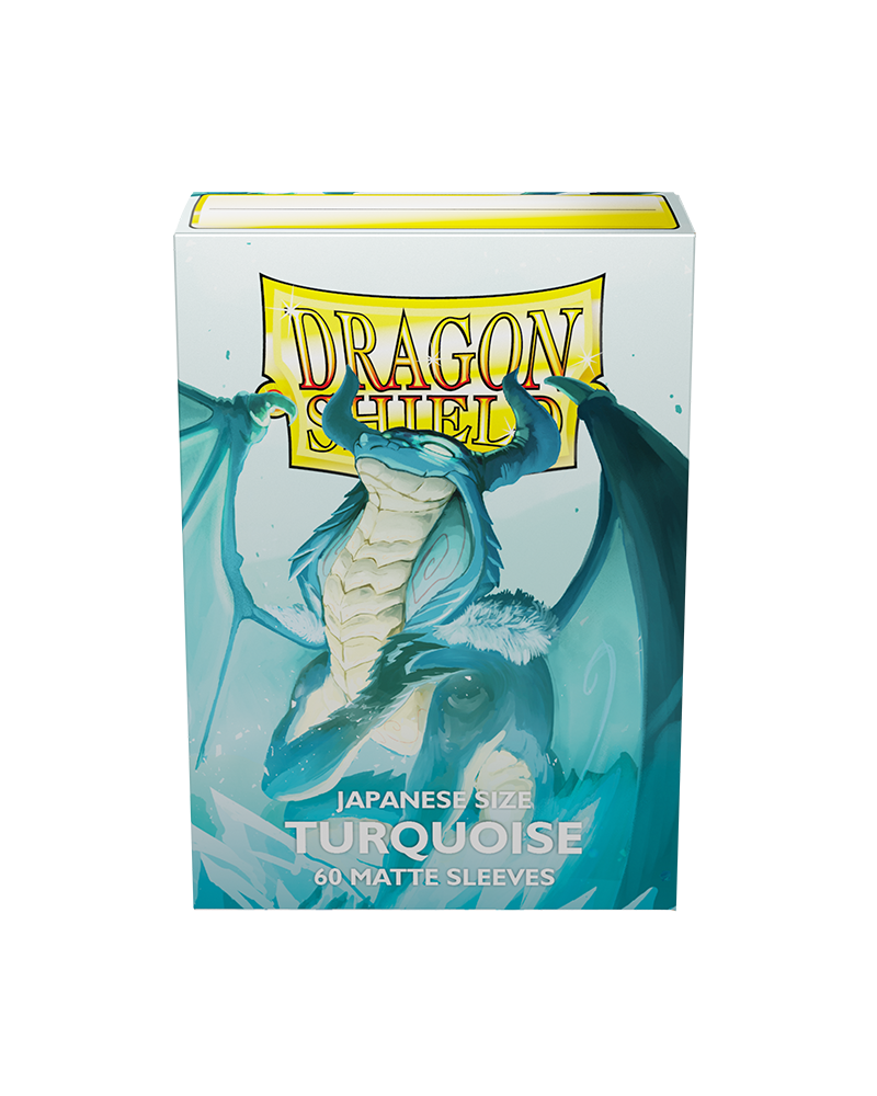 Dragon Shield: Japanese Size 60ct Sleeves - Turquoise (Matte)