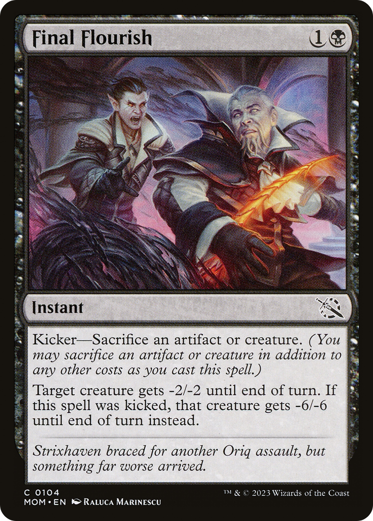 Final Flourish (MOM-104) - March of the Machine Foil