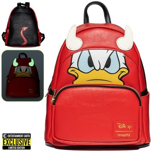 Donald Duck Devil Donald Cosplay Mini-Backpack - Entertainment Earth Exclusive