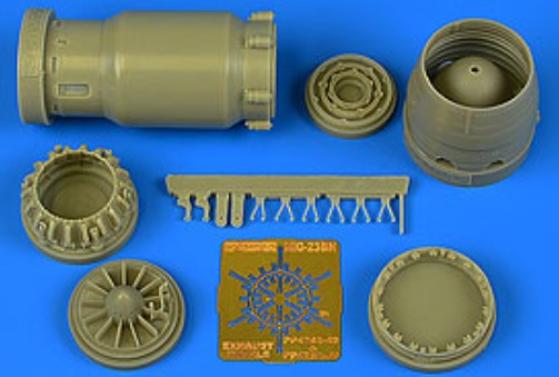 Aires 4759 1/48 MiG23BN Late Exhaust Nozzle Opened For TSM