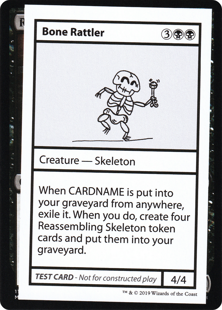Bone Rattler (CMB1-) - Mystery Booster Playtest Cards 2021