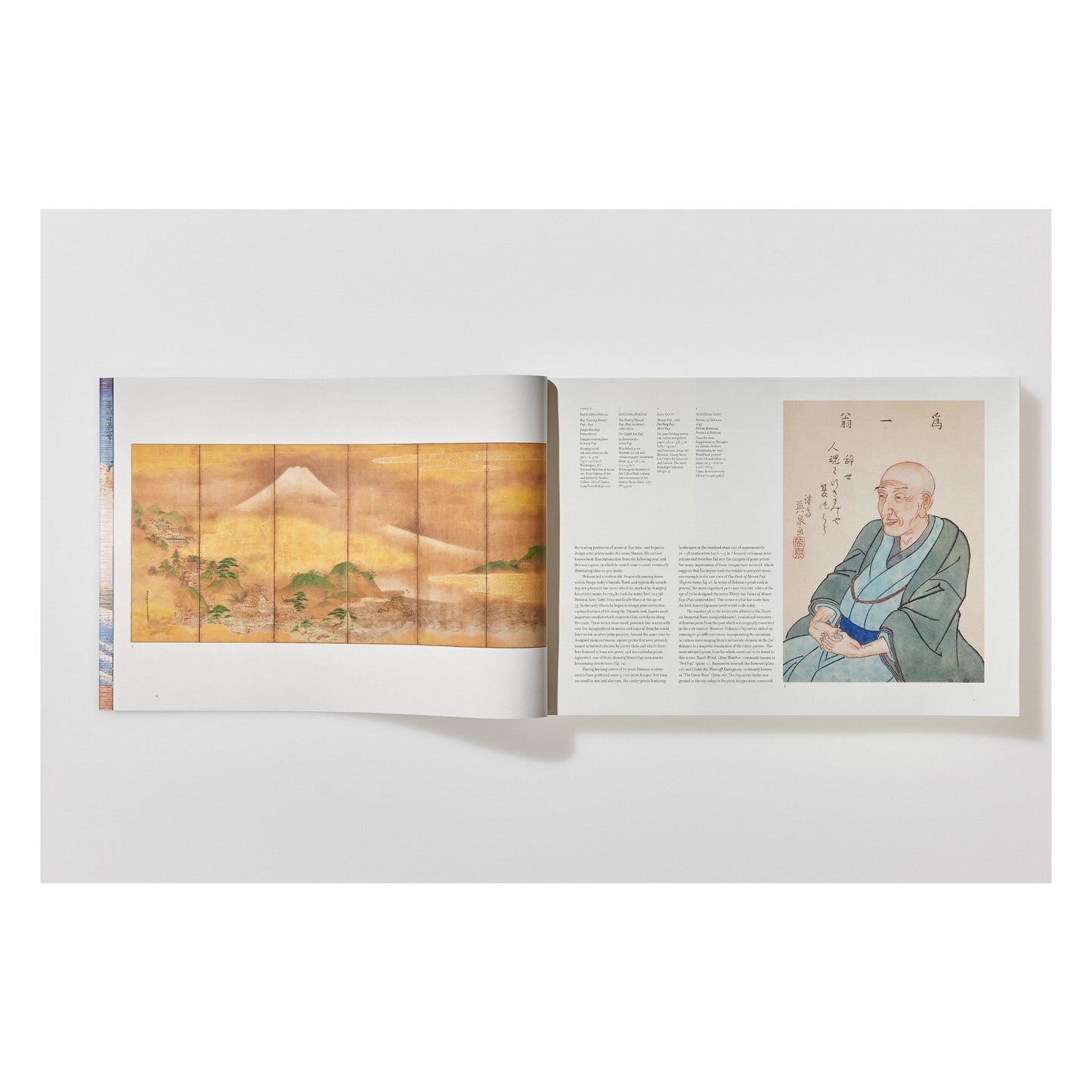 Hokusai. Thirty-six Views of Mount Fuji (German, French, English)