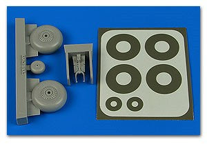 Aires 7364 1/72 Wellington Early Wheels & Paint Masks For ARX