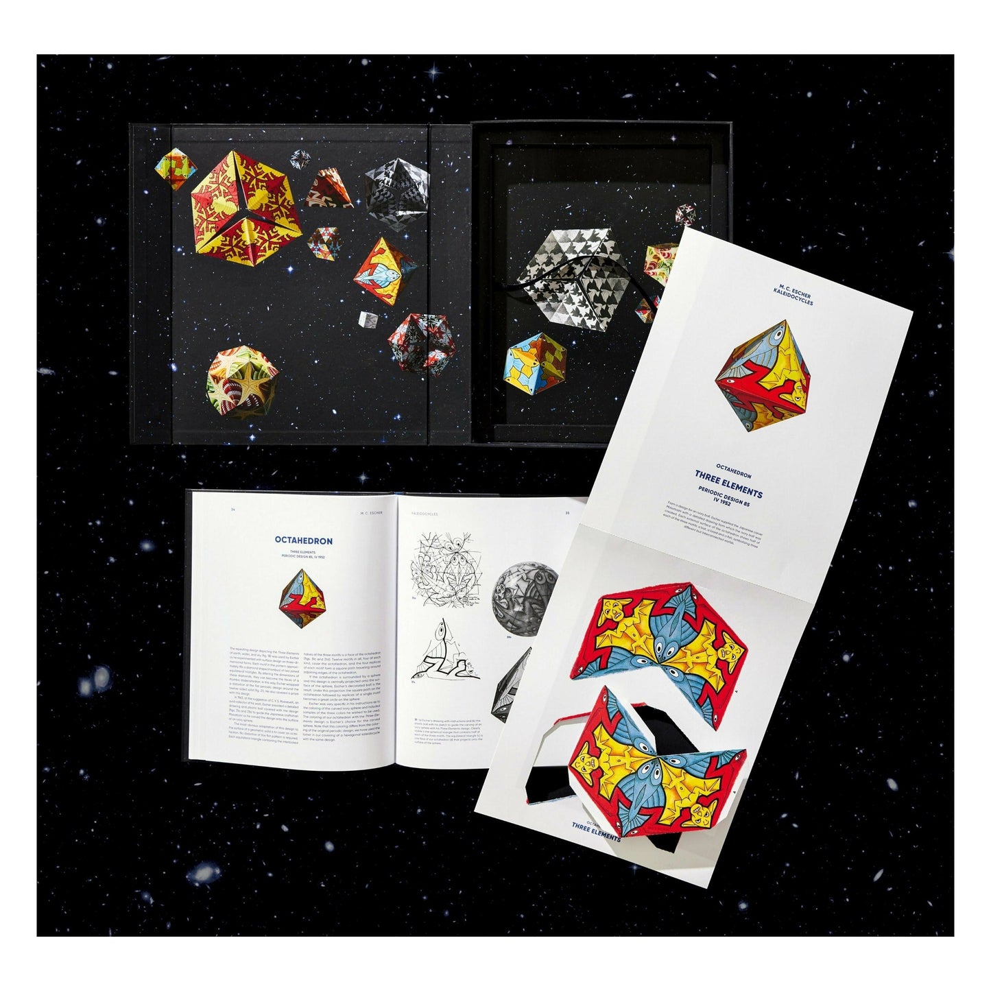 M.C. Escher. Kaleidocycles (English)