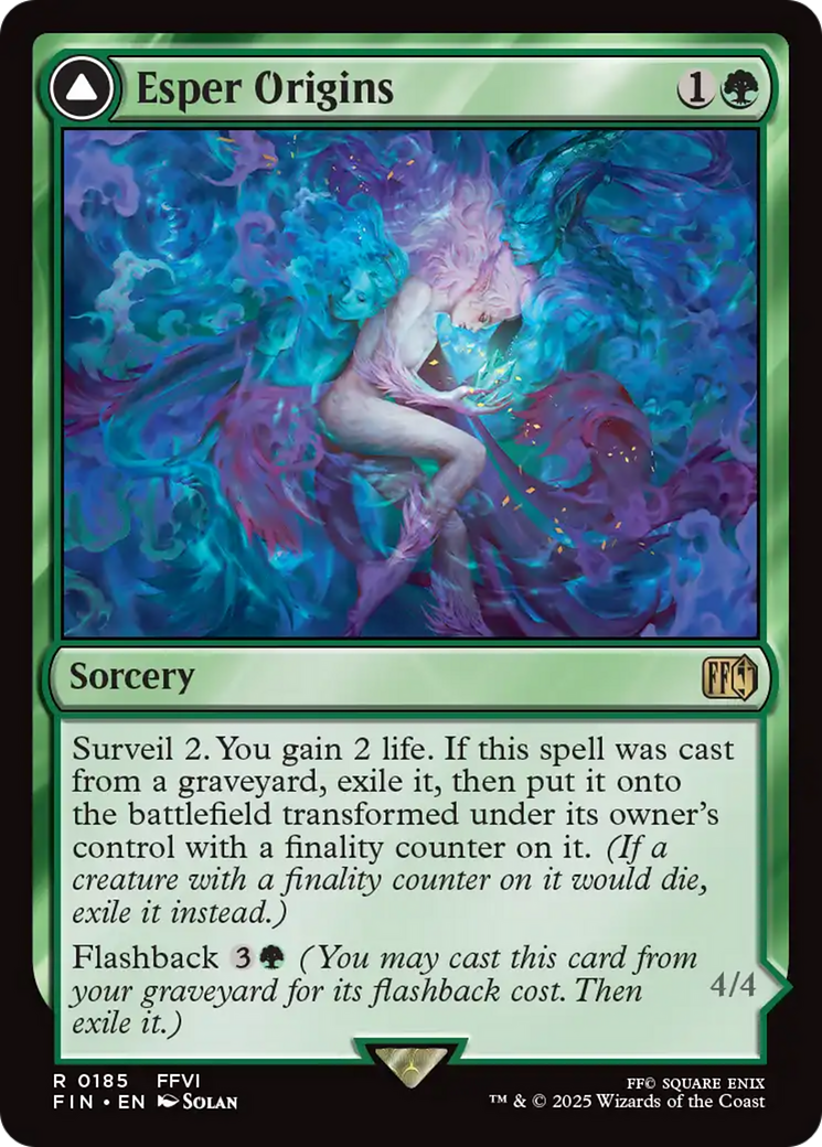 Esper Origins // Summon: Esper Maduin (FIN-185) - FINAL FANTASY: (enchantment) Foil - Golden Apple Comics