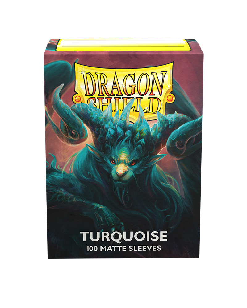 Dragon Shield: Standard 100ct Art Sleeves - Turquoise (Matte)