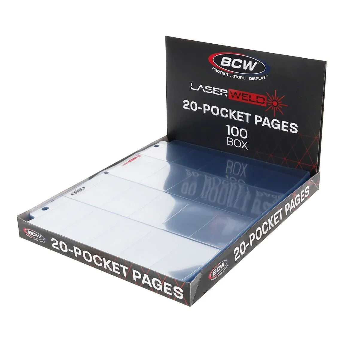 BCW LaserWeld® 20-Pocket Tobacco Page (100 CT. Box)