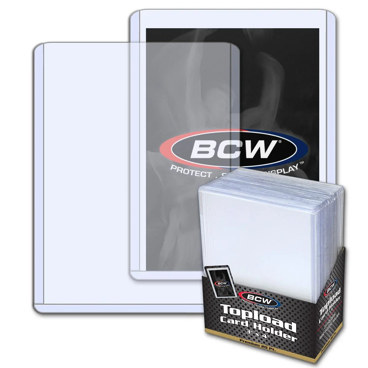BCW 3x4 Topload Card Holder -  Premium 25 ct