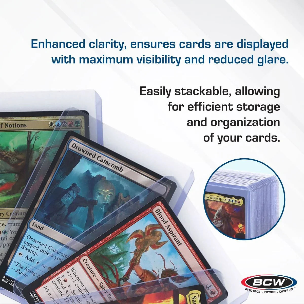BCW 3x4 Topload Card Holder -  Premium 25 ct