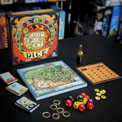 The Belgian Beers Race Dice Game - Golden Apple Comics