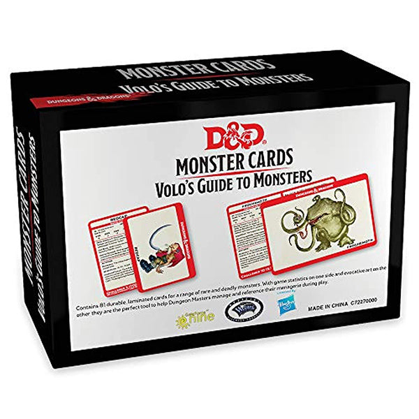 D&D: Monster Cards - Volo's Guide to Monsters - Golden Apple Comics