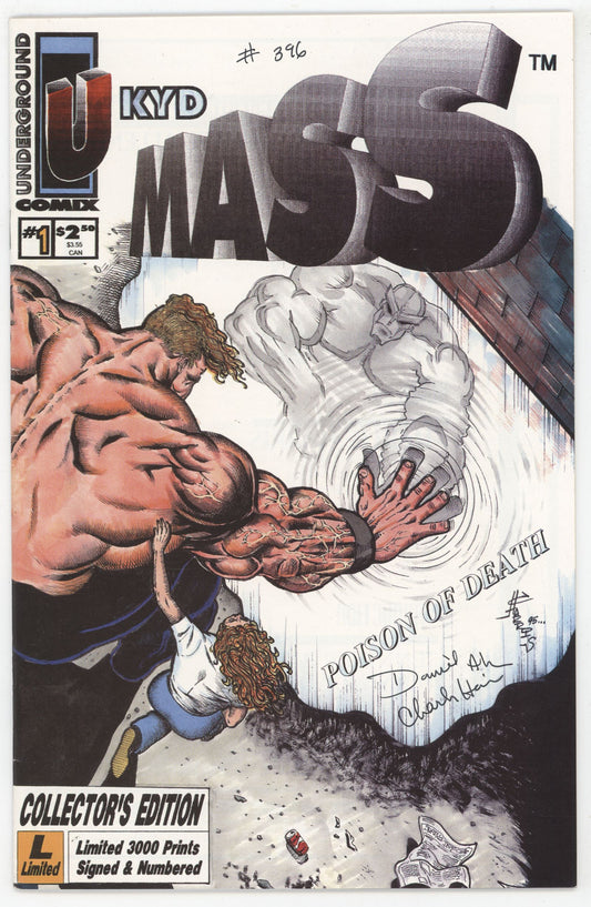 Kyd Mass 1 Underground Comicx 1995 VF Signed Daniel Allen Charlie Harris