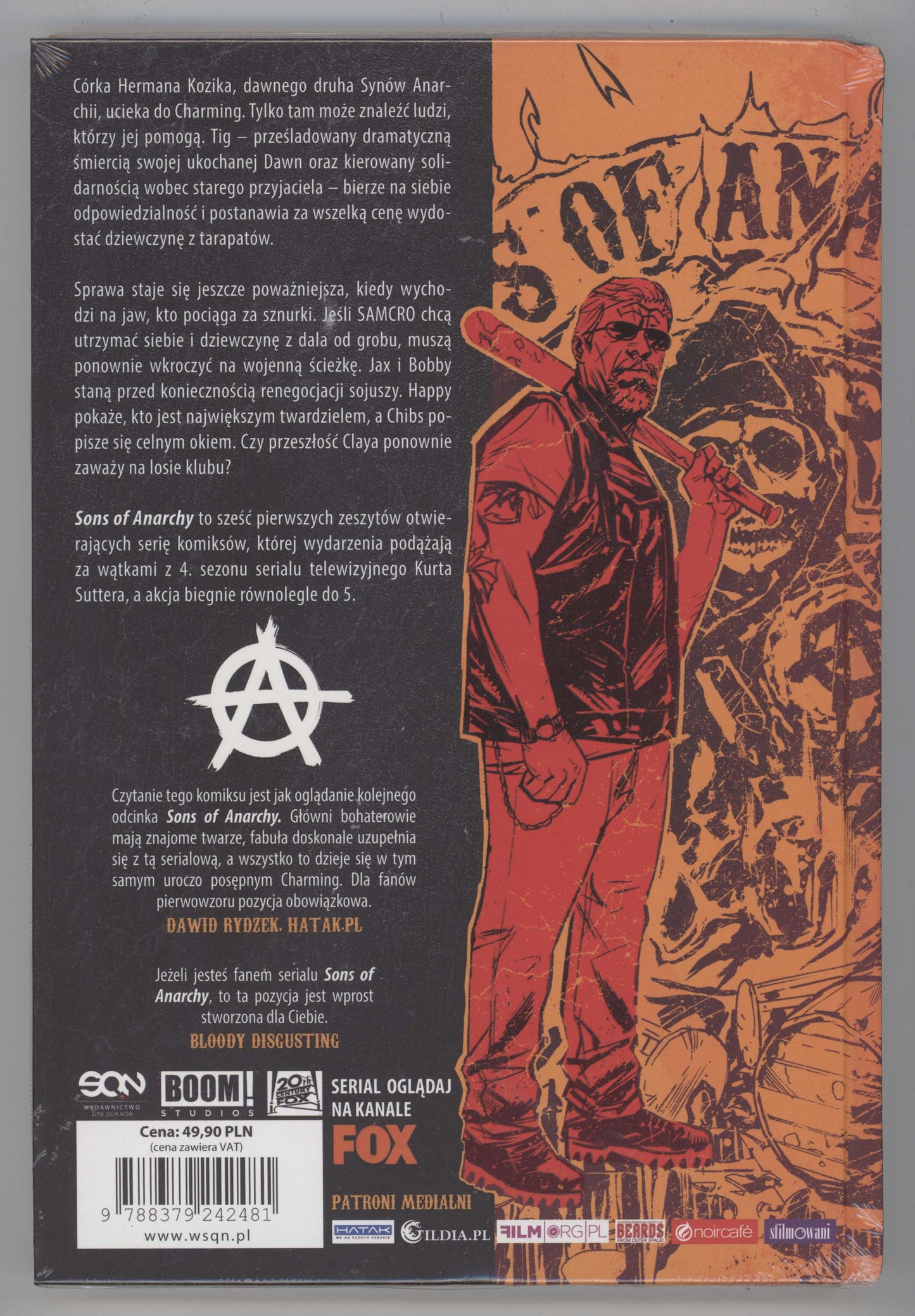 Sons of Anarchy Synowie Anarchii #1 HC BOOM Sealed