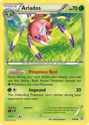Ariados 006/98 - XY  Ancient Origins