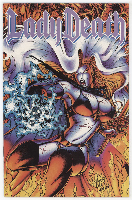 Lady Death 3 Chaos 1994 NM- 9.2 Steven Hughes Brian Pulido GGA Death Queen