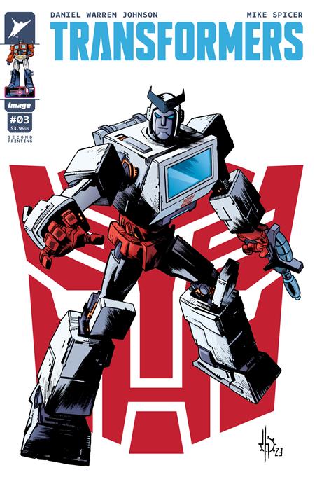 Transformers #3 2nd Print B Jason Howard Variant (01/24/2024) Image