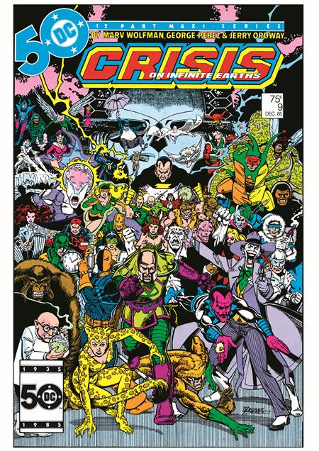 Crisis On Infinite Earths #9 Facsimile Edition A George Perez (12/18/2024) Dc