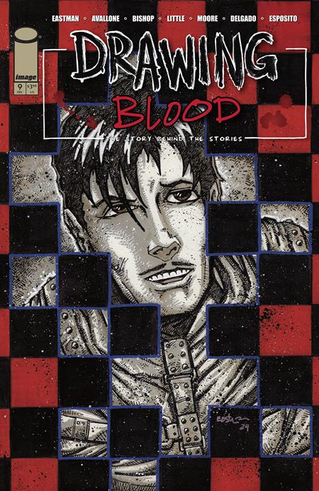 Drawing Blood #9 (Of 12) C Kevin Eastman Checkered Variant (12/26/2024) Image