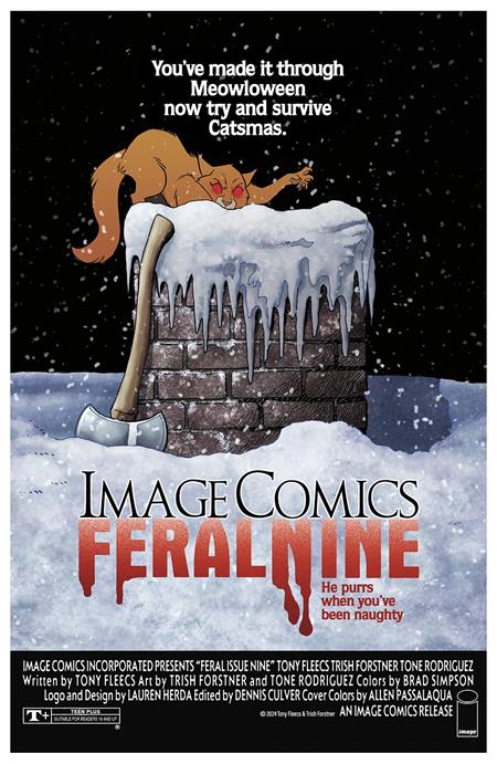 Feral #9 A1 Cover Set Of 4 1:10 1:25 (12/26/2024) Image