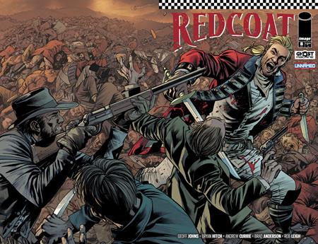 Redcoat #8 A Bryan Hitch & Brad Anderson Wrparound Geoff Johns (12/18/2024) Image