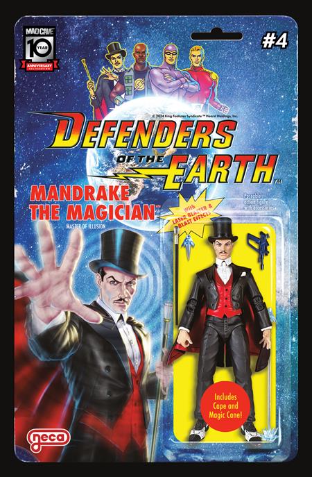 Defenders Of The Earth #4 (Of 8) Cvr B Djordje Djokovic Action Figure Variant (12/11/2024) Mad Cave