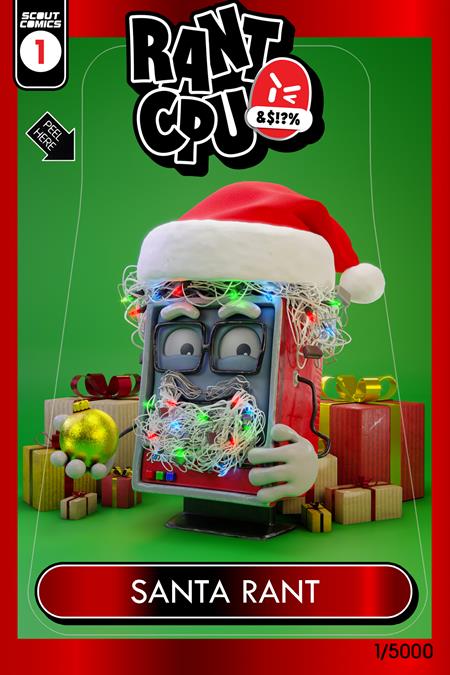 Rant Cpu Christmas Special #1 (One Shot) B Santa Claus Garbage Pail Kids Homage Variant (12/04/2024) Scout